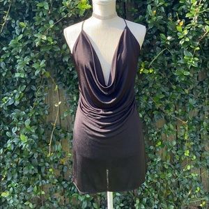 Black New Years Mini Dress